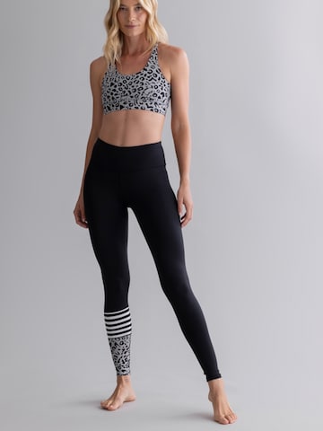Hey Honey Skinny Workout Pants 'Surf Style' in Grey