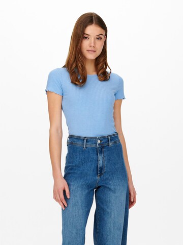 ONLY T-Shirt 'Emma' in Blau: predná strana