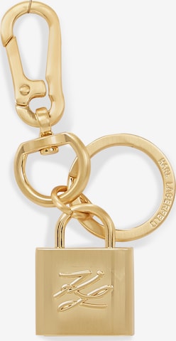 zelts Karl Lagerfeld Atslēgu piekariņš: no priekšpuses