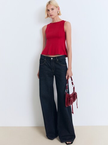MANGO Top 'COQUI' in Red: front