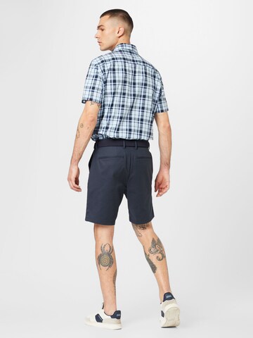 River Island Štandardný strih Chino nohavice - Modrá