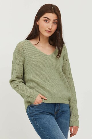b.young - Pullover 'OMIKKA' em verde: frente