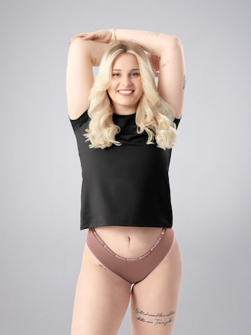 LEAFLETIC Panty in Brown