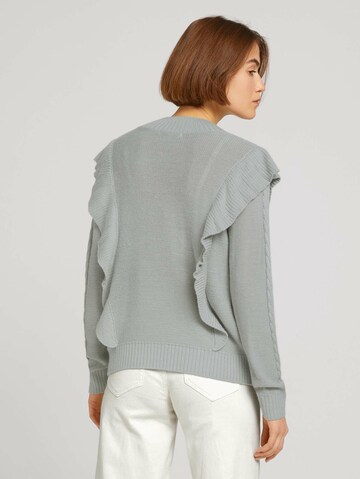 TOM TAILOR DENIM Pullover in Grau