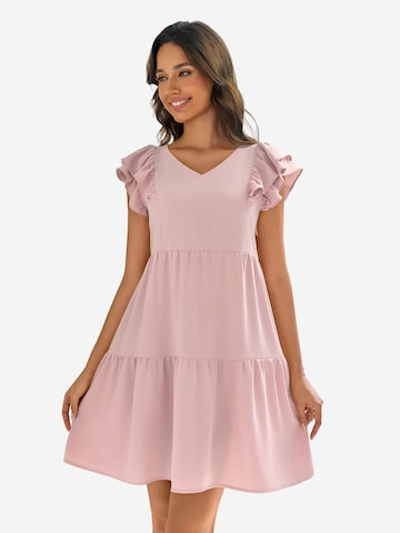 Imily Bela Kleid in Pink: Vorderseite