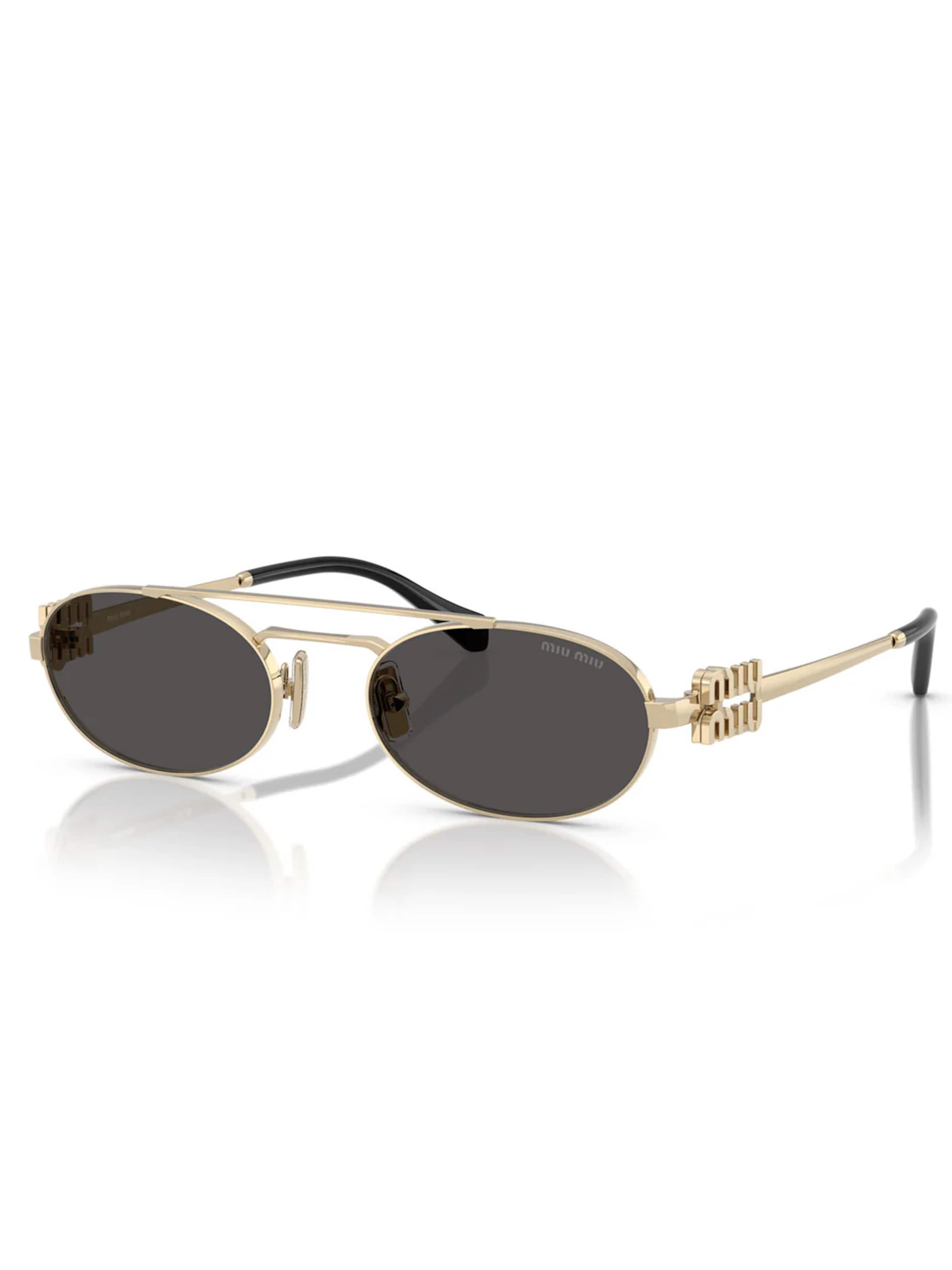 Miu Miu Sunglasses 'MU54ZS ZVN08Z' in Gold: front