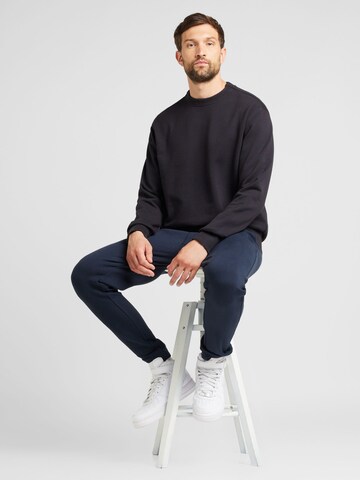 BOSS Tapered Trousers 'Sestart' in Blue