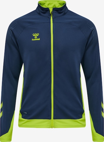 Hummel Sportsweatvest 'Lead' in Blauw: voorkant