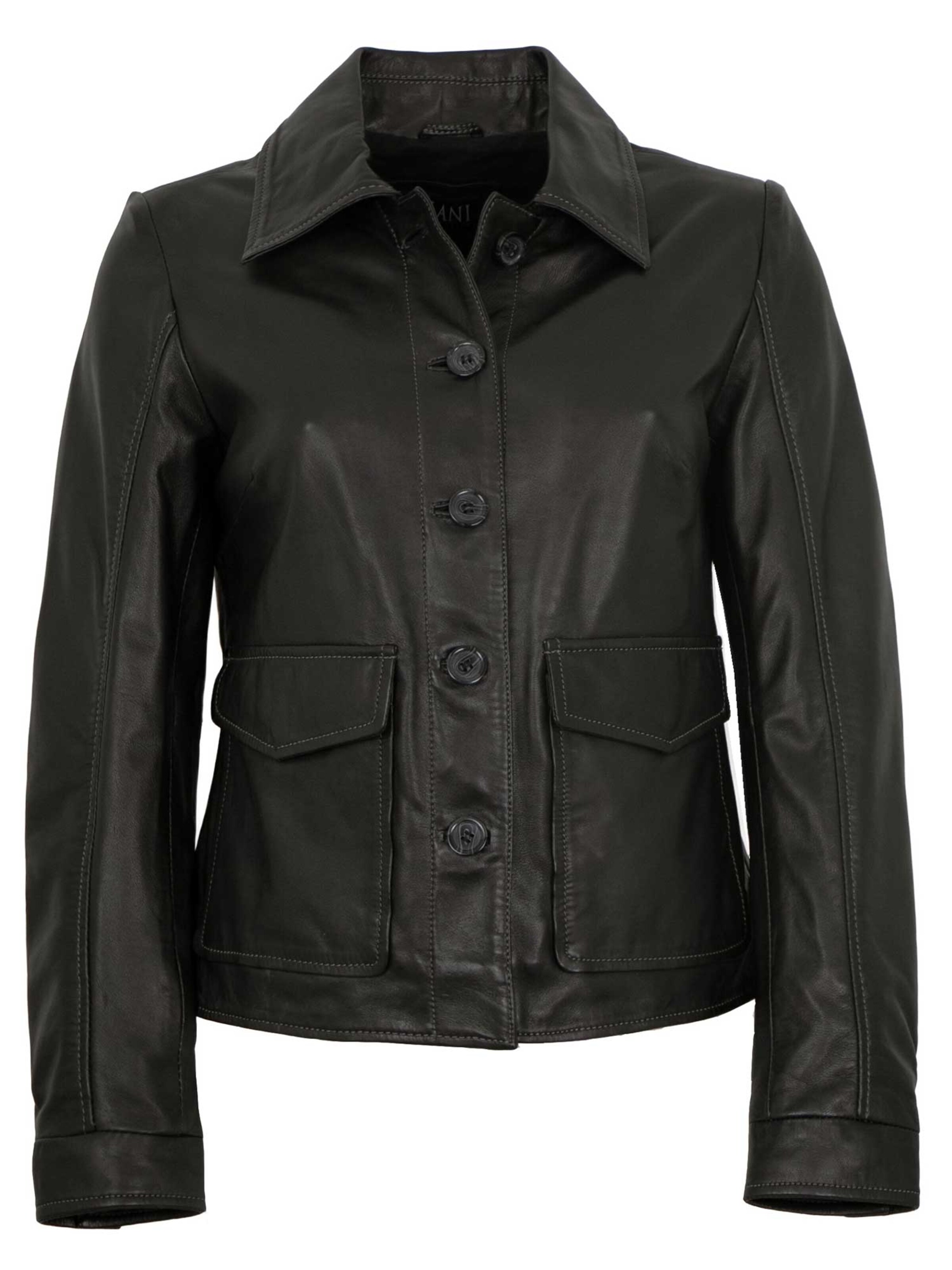 Jilani Übergangsjacke 'Wanja'‌‌‌‌‌ in Schwarz: Vorderseite