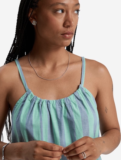 QUIKSILVER Jurk 'Philia' in 42 in de kleur Smoky blue / Mintgroen, Productweergave