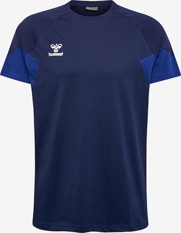 Hummel Performance Shirt 'TRAVEL' in Blue: front