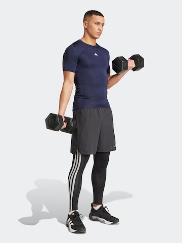 ADIDAS PERFORMANCE - Camiseta funcional en azul