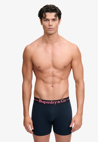 Superdry & Co Boxer shorts in Blue: front
