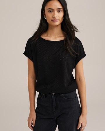 WE Fashion Shirt in Black: front