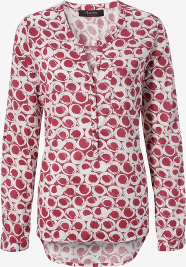 Aniston CASUAL Bluse in rot / weiß, Produktansicht