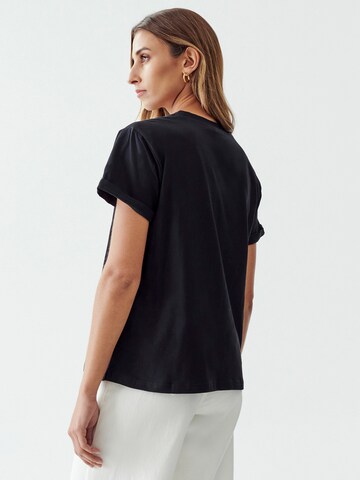 Calli Shirt in Zwart: terug