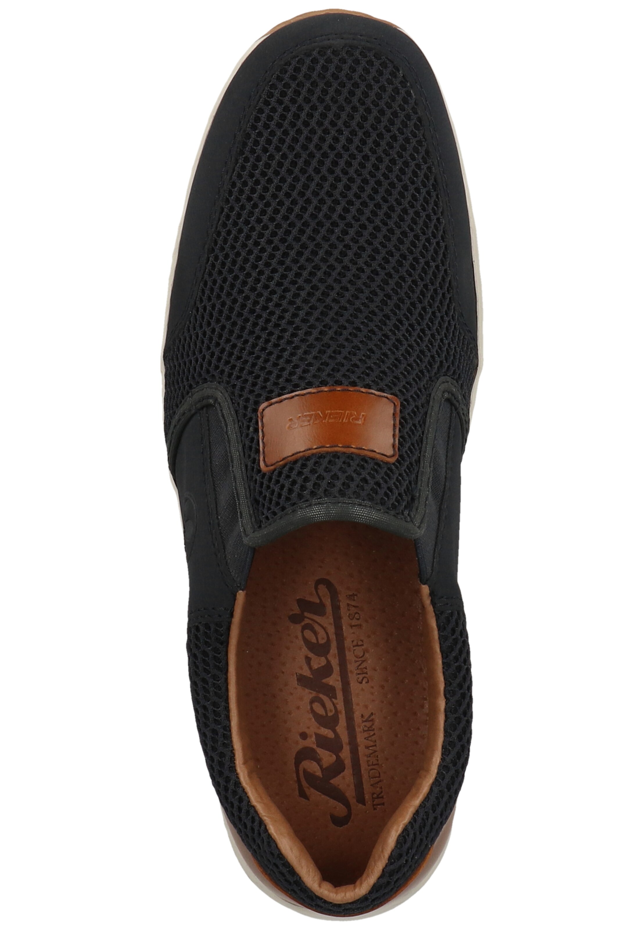 Rieker Slip On in Schwarz