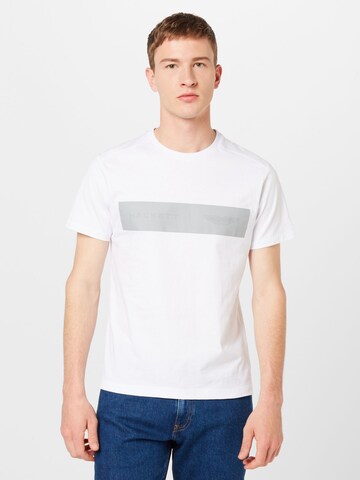 T-Shirt Hackett London en blanc : devant