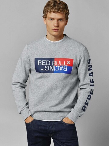 Red Bull Racing x Pepe Jeans Sweatshirt in Grey: front