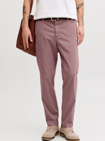 Regular Pantalon chino JACK & JONES en violet : devant