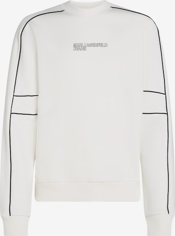 balta KARL LAGERFELD JEANS Megztinis be užsegimo: priekis