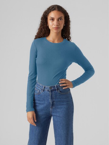 VERO MODA Shirt 'ROMA' in Blue: front