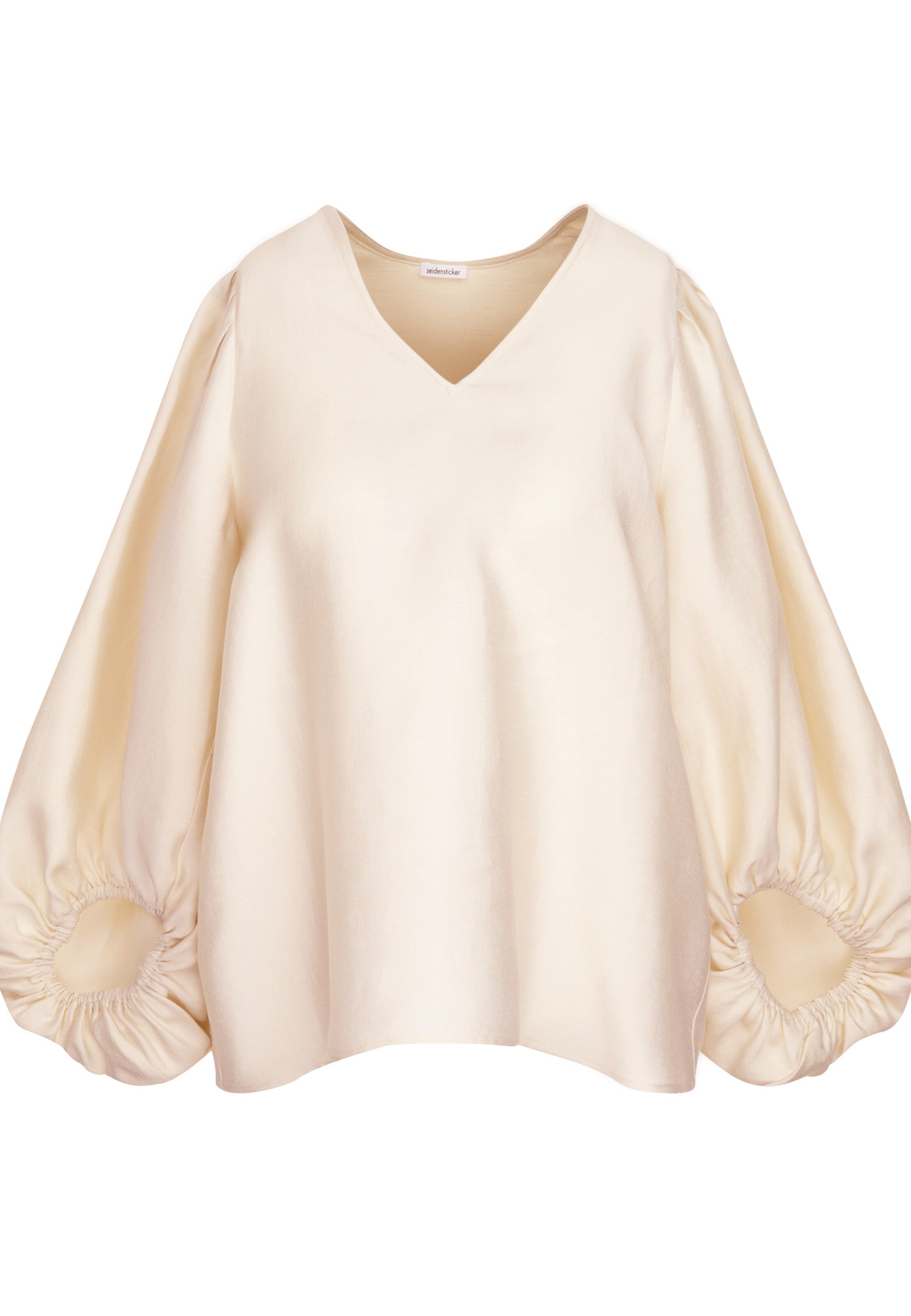 SEIDENSTICKER Blouse 'Schwarze Rose' in White: front
