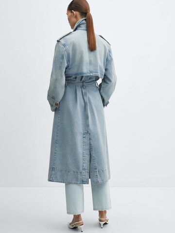 Palton de primăvară-toamnă 'MARINA' de la MANGO pe albastru