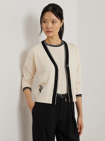 Giacchetta di Lauren Ralph Lauren Petite in beige: frontale