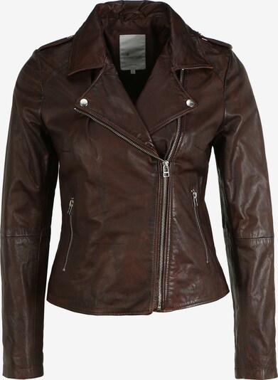 Goosecraft Veste mi-saison 'GC Gambles Biker' en marron, Vue avec produit