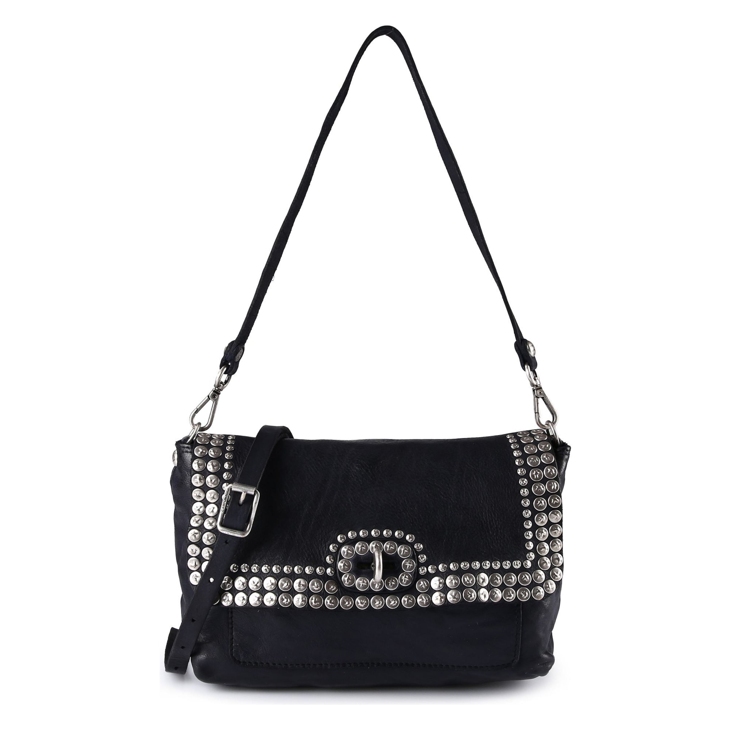 Campomaggi Schoudertas 'Orchidea' in Zwart: voorkant