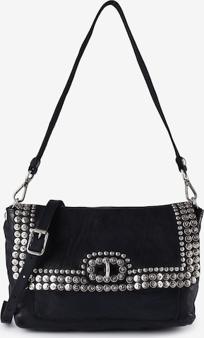 Campomaggi Schoudertas 'Orchidea' in Zwart: voorkant