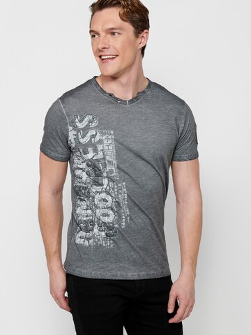 T-Shirt KOROSHI en gris : devant