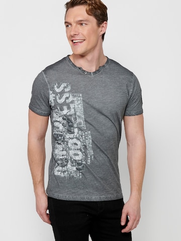 T-Shirt KOROSHI en gris : devant