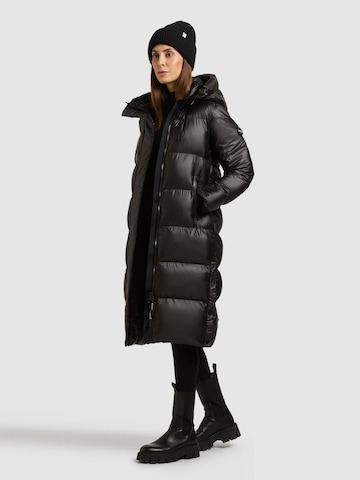 khujo Winter Coat 'Coulin Shiny' in Black