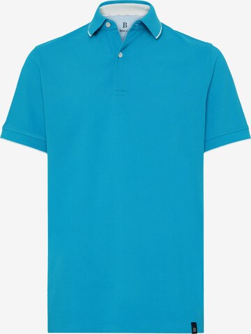 Boggi Milano Shirt 'Piquet Solid' in Blue: front
