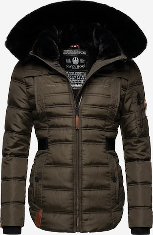 NAVAHOO Winter jacket 'Melikaa' in Grey: front