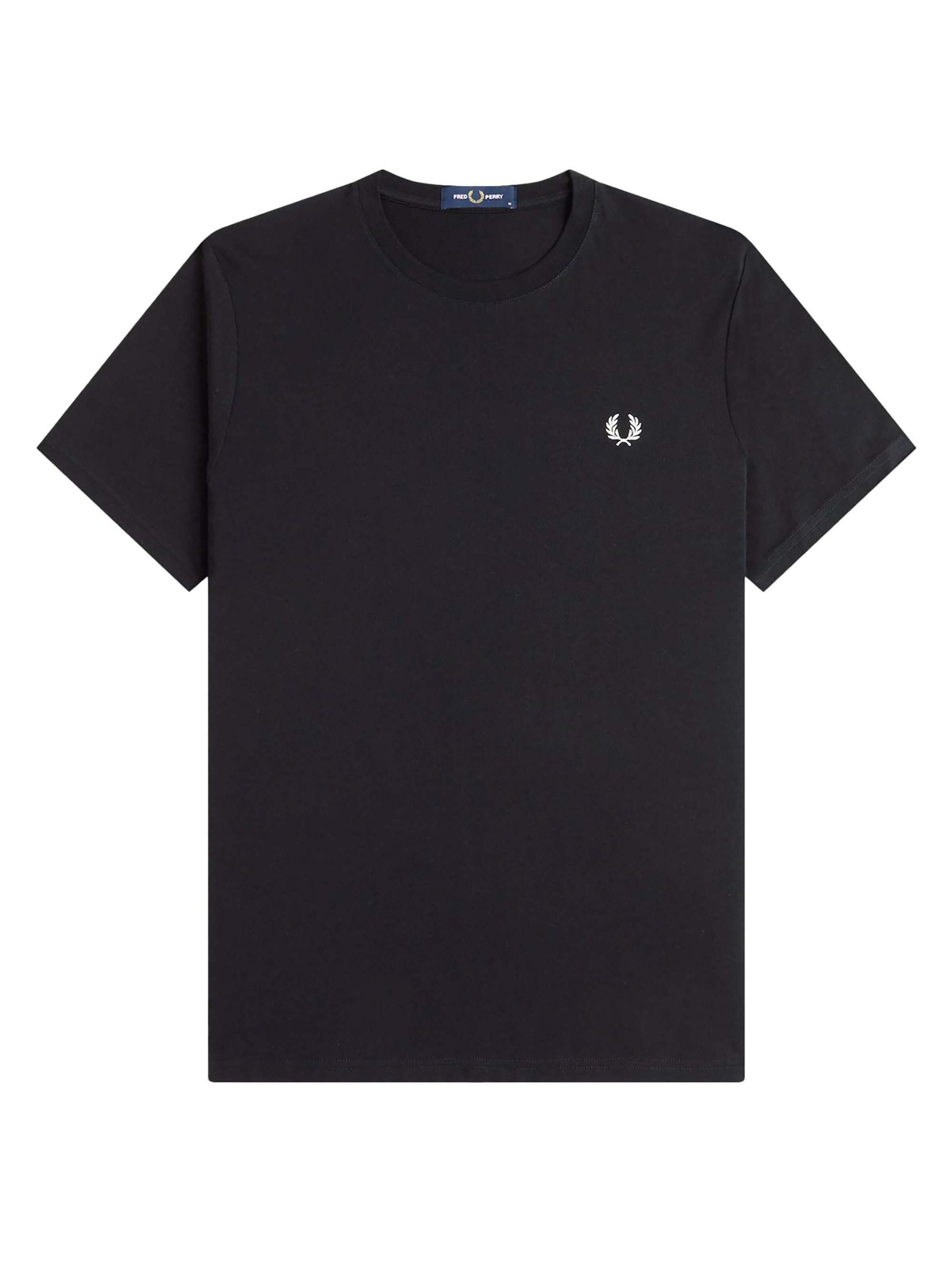 Fred Perry Shirt in Black: front