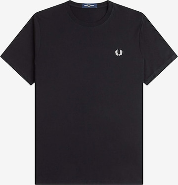 T-Shirt Fred Perry en noir : devant