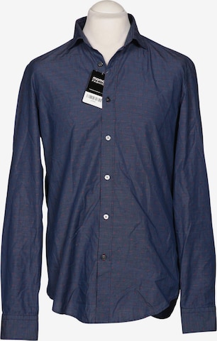 BOSS Black Hemd L in Blau: Vorderseite