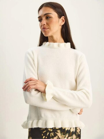 Bianco Lucci - Pullover em bege: frente