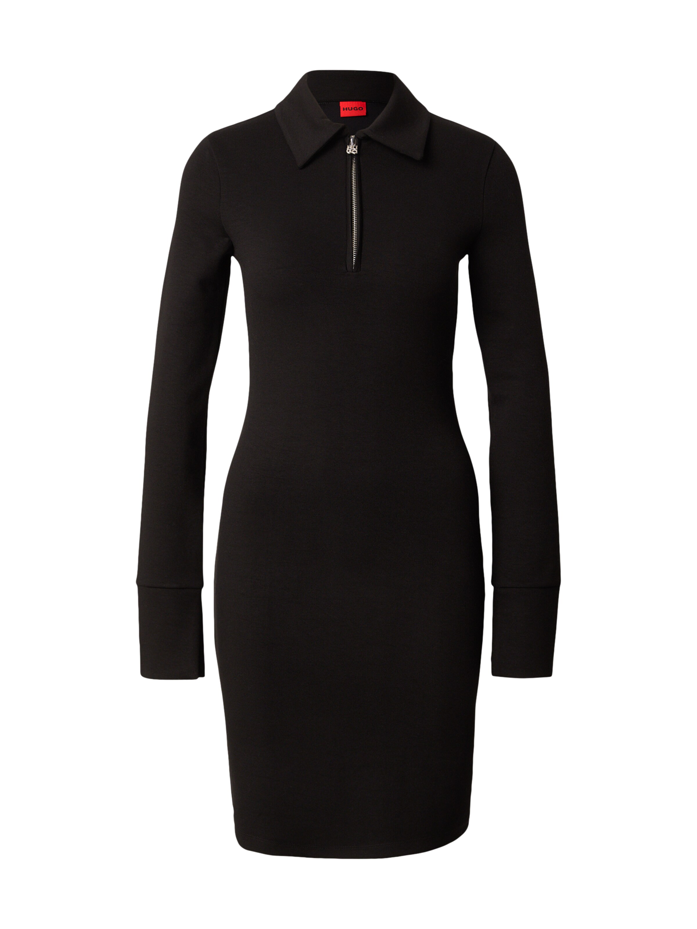 HUGO Obleka 'Nannelisa' | črna barva: sprednja stran