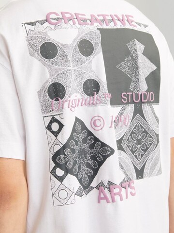JACK & JONES Bluser & t-shirts 'JJJORNOHO' i hvid