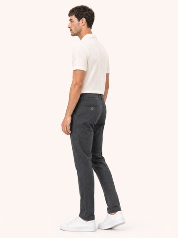 yazubi Slim fit Chino Pants 'Kyle' in Grey