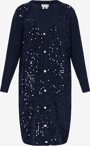 Usha - Cárdigan en azul: frente