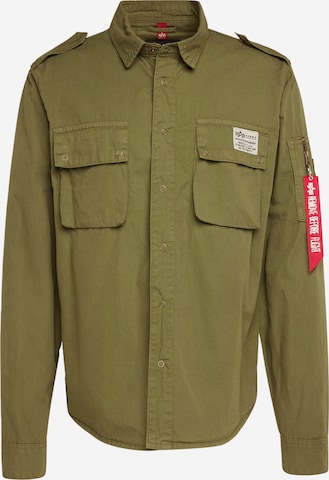 ALPHA INDUSTRIES Regular Fit Overgangsjakke 'Urban Military' i grøn: forside