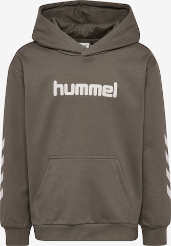 Hummel Athletic Sweatshirt in Brown: front