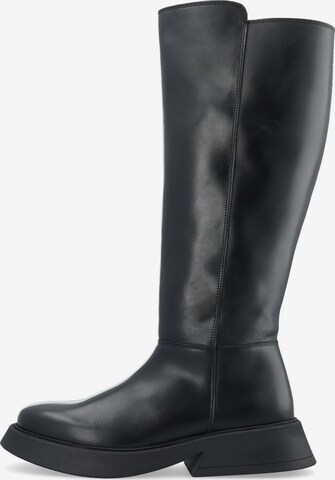 Bottes 'Hailey' Bianco en noir : devant