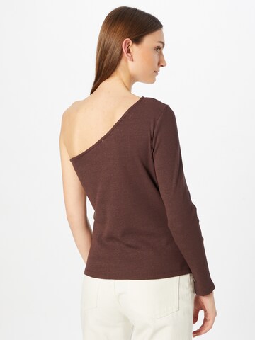 JUST FEMALE Shirt in Brown