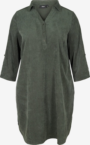 Zizzi Dress 'EELENA' in Green: front